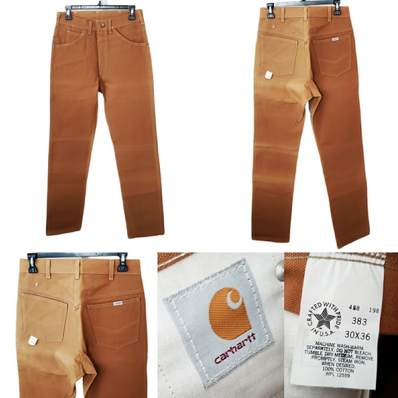 Carhartt Other - NOS VTG 80s Carhartt Original USA Jeans Duck Pants